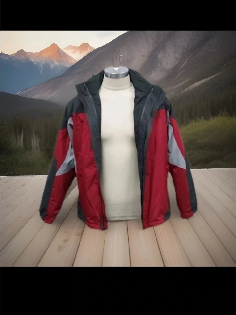 Free Country Snowboarding Jacket Water Resistant (Medium) Pre-Owned